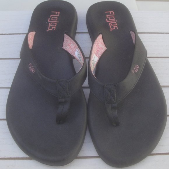 Flojos Sandals Flip-flop Jersey ‘Josie’ Memory Foam Flip Flops Size 8 - Picture 5 of 5